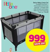 Little One Deluxe Baby Camp Cot