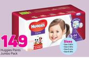 Huggies Pants Jumbo Pack Sizes 3 60's/4 50's/5 44's/6 38's-Per Pack