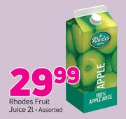 Rhodes Fruit Juice-2Ltr
