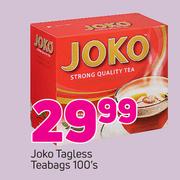 Joko Tagless Teabags-100's