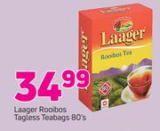 Laager Rooibos Tagless Teabags-80's
