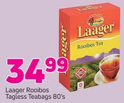 Laager Rooibos Tagless Teabags-80's