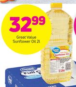 Great Value Sunflower Oil-2Ltr