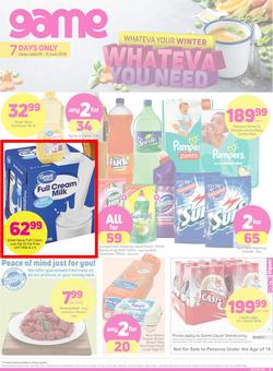 Game Cape Food : Whateva You Need (5 June - 11 June 2019), page 1