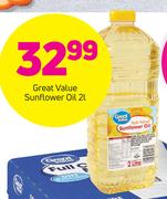 Great Value Sunflower Oil-2L