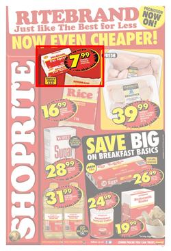 Shoprite Western Cape : Ritebrand (06 Sep - 17 Sep 2017), page 1