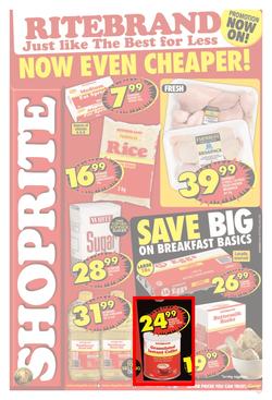 Shoprite Western Cape : Ritebrand (06 Sep - 17 Sep 2017), page 1