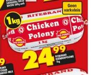 Ritebrand Chicken Polony-1Kg