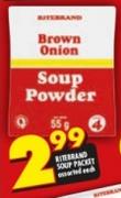 Ritebrand Soup Packet Assorted-Each