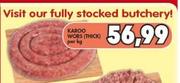 Karoo Wors (Thick)-Per Kg