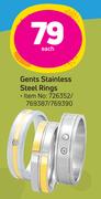 Gents Stainless Steel Rings-Each