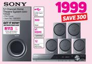 Sony 5.1 Channel Home Theater System DAV-TZ140