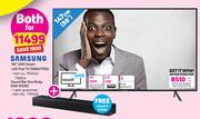 Samsung 58" UHD Smart LED Flat TV 58NU7105-Both