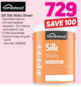 Homestead 20L Silk Walls Sheen