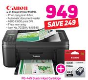 Canon 4-In-1 Inkjet Printer MX494