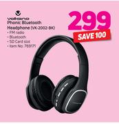 Volkano Phonic Bluetooth Headphone(VK-2002-BK)