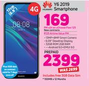 Huawei Y6 2019 Smartphone 4G-On uChoose Flexi 125