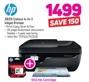HP 3835 Colour 4 In 1 Inkjet Printer