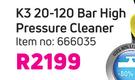 Karcher K3 20-120 Bar High Pressure Cleaner