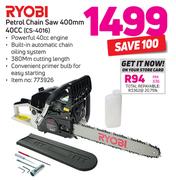 Ryobi Petrol Chain saw 400mm 40cc CS-4016