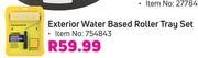 Addis Exterior Water Based Roller Tray Set