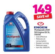 Engen Multigrade 25W 50 Engine Oil-5Ltr