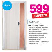Mainstays PVC Folding Doors