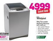 Whirlpool 16Kg Top Loader Washing Machine WTL 1600 SL