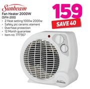 Sunbeam Fan Heater 2000W SFH-200