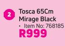 Tosca 65cm Mirage Printed Black Upright Trolley