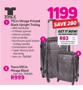 Tosca 75cm Mirage Printed Black Upright Trolley