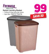 Formosa Rattan Laundry Basket-Each