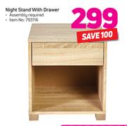 Night Stand With Drawer