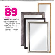 Assorted Mirrors-Each
