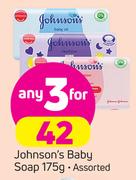 Johnson's Baby Soap-3x175g
