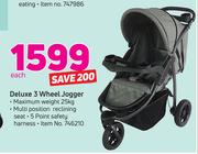 Deluxe 3 Wheels Jogger-Each