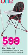 Little One Cleo High Chair-Each