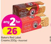 Bakers Red Label Creams-2x200g