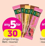 Jungle Energy Bars-For 5