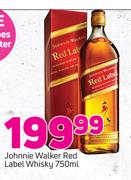 2Johnnie Walker Red Label Whisky-750ml