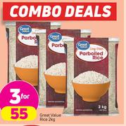 Great Value Rice-3x2kg 