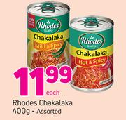 Rhodes Chakalaka 400g Each