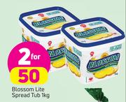 Blossom Lite Spread Tub 1Kg-For 2