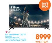 LG 55" UHD Smart LED TV 55UK6300