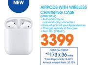 Apple Airpods With Wireless Charging Case