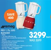Smeg RED 1.7L JUG BLender-Each