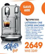 Nespresso Lattissima One Coffee Machine