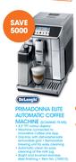 DeLonghi Primadonna ELite Automatic Coffee Machine ECAM650 75 MS
