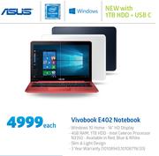 Asus Vivobook E402 Notebook-Each