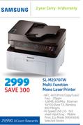 Samsung SL-M2070FW Multi Function Mono Laser Printer